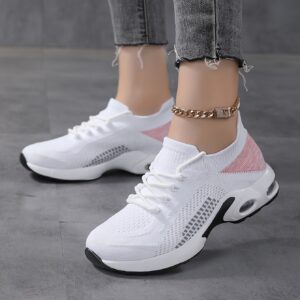 Breathable Running Shoes - Unisex Lightweight Knit Sneakers for Casual Wear, Fitness & Outdoor Activities, Perfect Gift for Any Season, Seasonal Fashion | Stylish Casual Shoes | Comfortable Footwea