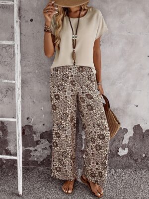 Women's Elegant Straight- Pants - Non-Stretch Formal & Casual Trousers with, Smooth Line - Machine Washable - Wear Suitable for, Office, Semi-Formal Events - Elegant Special Line