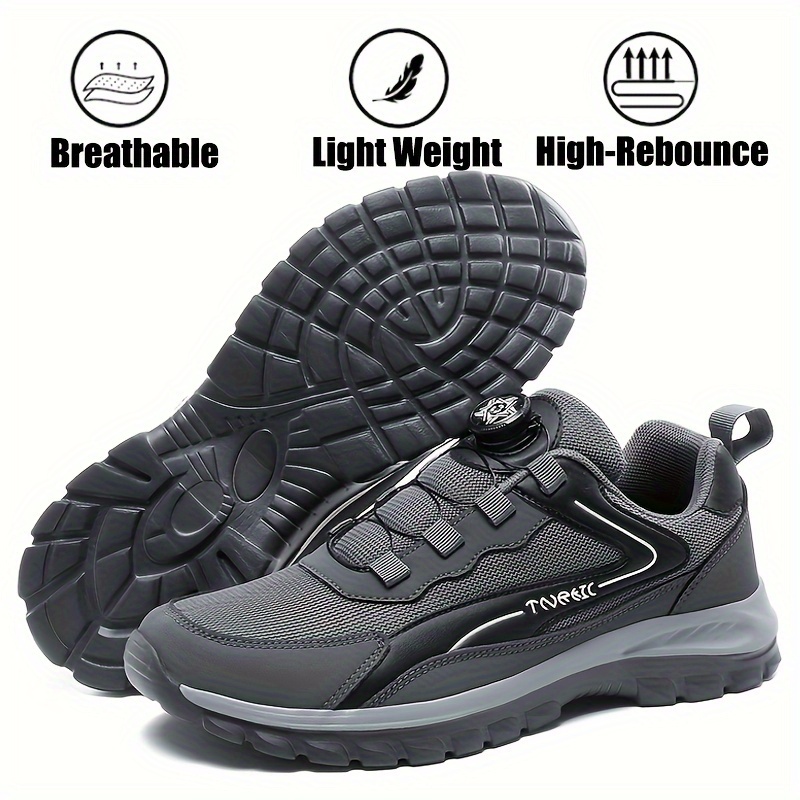 Mens Plus Size Wide Width Breathable Comfortable Soft Casual Slip on Sneakers Shoes with Rotating Bukles for Walking Running Outdoor Activities for All Seasons - Image 8