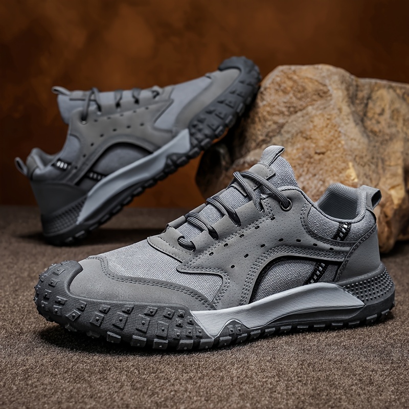 Men's New Fashion Trend Sneakers with Comfortable and Soft Inner Lining for Foot Protection, Upper with Lace-Up Design, Wear-Resistant Sole, Comfortable and Durable, Suitable for Outdoor Mountain Climbing, Work, Sports, and Casual Wear - Image 7