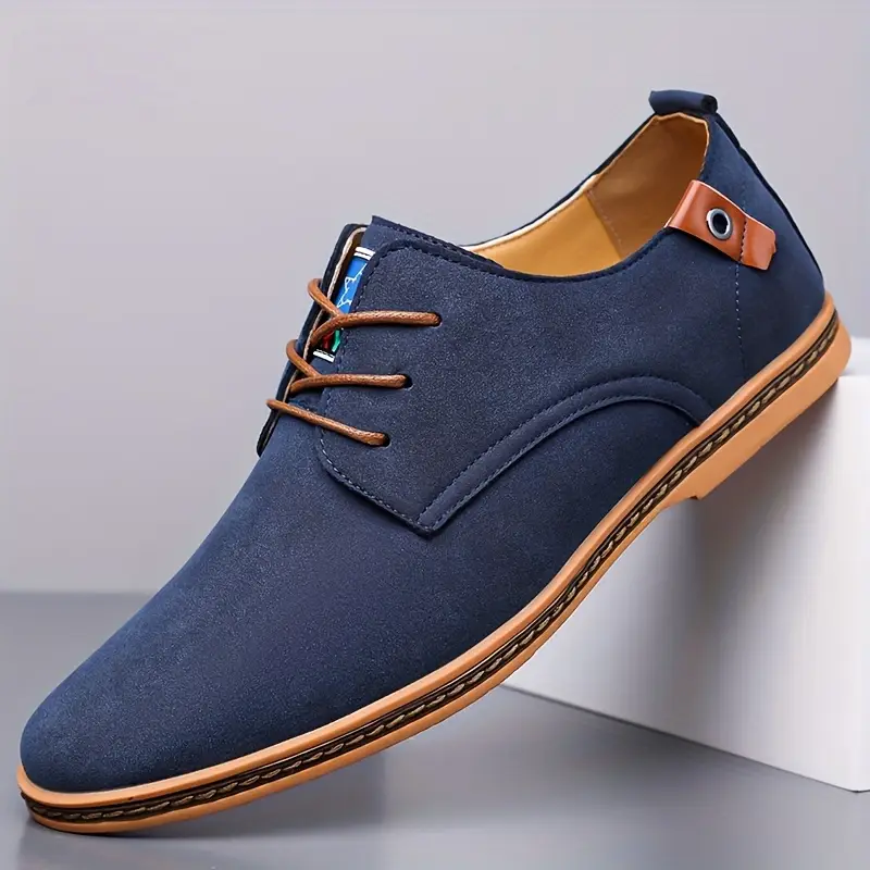 COMFIDAILY Men's Slip-On/Lookout Loafers - Toe Low-Top Business Casual Shoes with Synthetic Upper, PU Cushioned Insole & All-Season Rubber Sole - All-Terrain Traction for Office, Semi-Formal Wear (Year-Round) - Easy Maintenance - Image 6