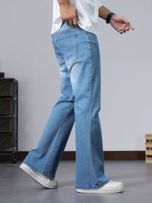 Men'S Stretchy Flared Pants