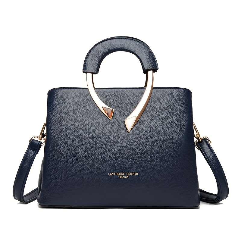 Fashionable Women'S Handbag Made of High-Quality Material, a Easy Shoulder Crossbody Bag with Three Layers And Large Capacity, Vintage Tote Bag - Image 7