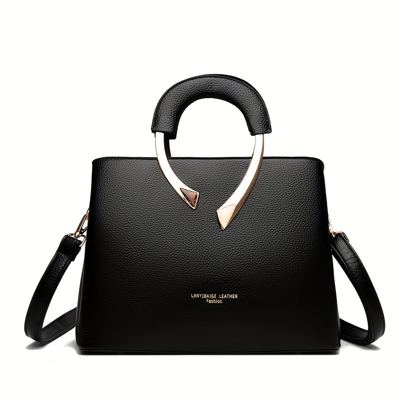 Fashionable Women'S Handbag Made of High-Quality Material, a Easy Shoulder Crossbody Bag with Three Layers And Large Capacity, Vintage Tote Bag - Image 3