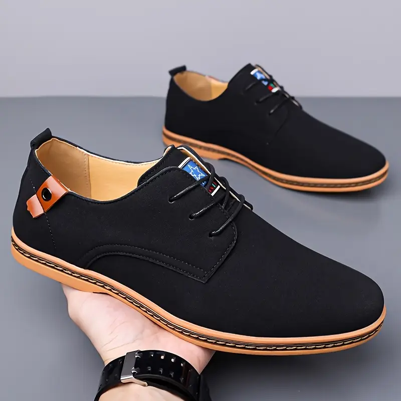 COMFIDAILY Men's Slip-On/Lookout Loafers - Toe Low-Top Business Casual Shoes with Synthetic Upper, PU Cushioned Insole & All-Season Rubber Sole - All-Terrain Traction for Office, Semi-Formal Wear (Year-Round) - Easy Maintenance - Image 9