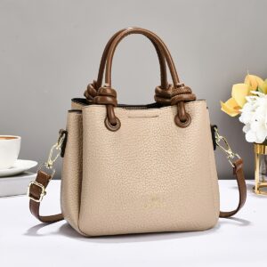 High-End Fashion Bucket Bag 2025 New Trendy Casual Vintage Elegant Single Shoulder Body Bag Versatile Classic High-End Elegant Body Bag Lightweight Large Capacity Practical Multi-Layer Handbag Essential for Travel And Shopping Small Bag
