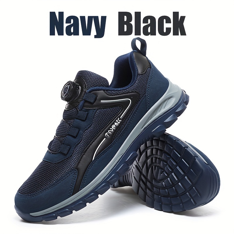 Mens Plus Size Wide Width Breathable Comfortable Soft Casual Slip on Sneakers Shoes with Rotating Bukles for Walking Running Outdoor Activities for All Seasons - Image 9