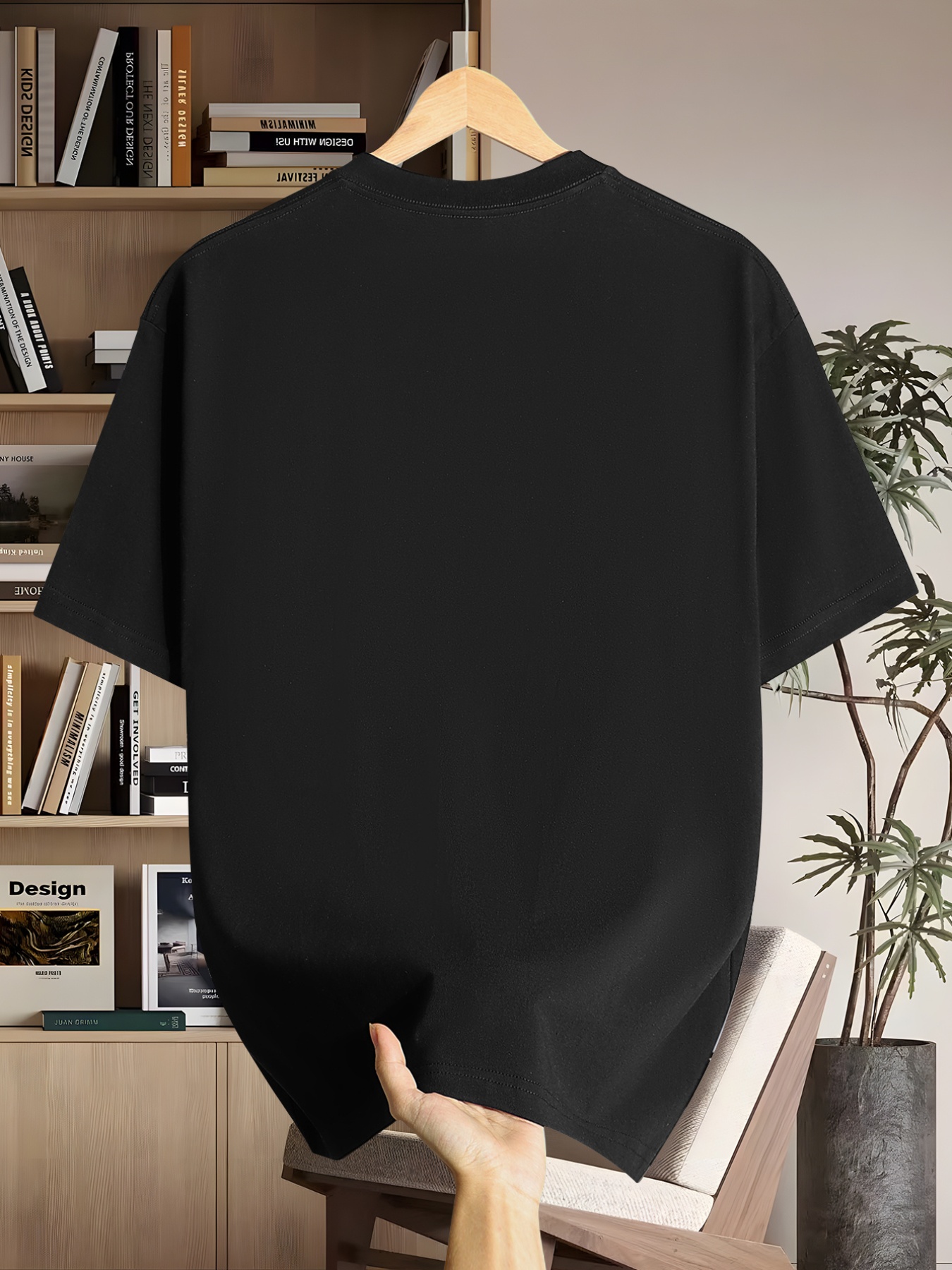 Men'S Short Sleeve T-Shirt | Casual Crew Neck with Slight Stretch, Geometric Pattern, Summer Season, Regular Fit for Adults - Image 6