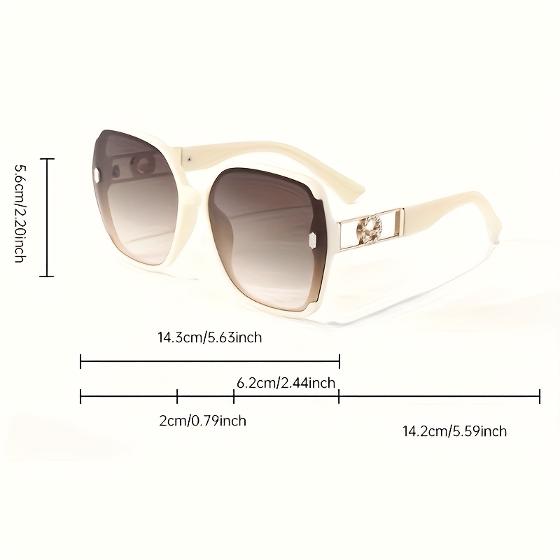 Essential for a Stylish Look! Women's Large Frame Glasses – Retro Korean-Inspired for a Sophisticated No-Makeup Vibe,stocking stuffers - Image 4