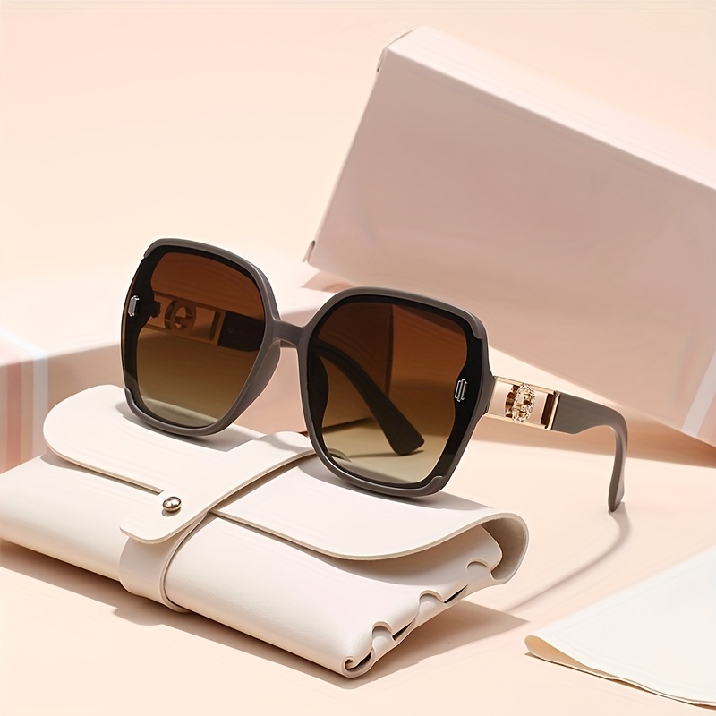 Essential for a Stylish Look! Women's Large Frame Glasses – Retro Korean-Inspired for a Sophisticated No-Makeup Vibe,stocking stuffers - Image 5