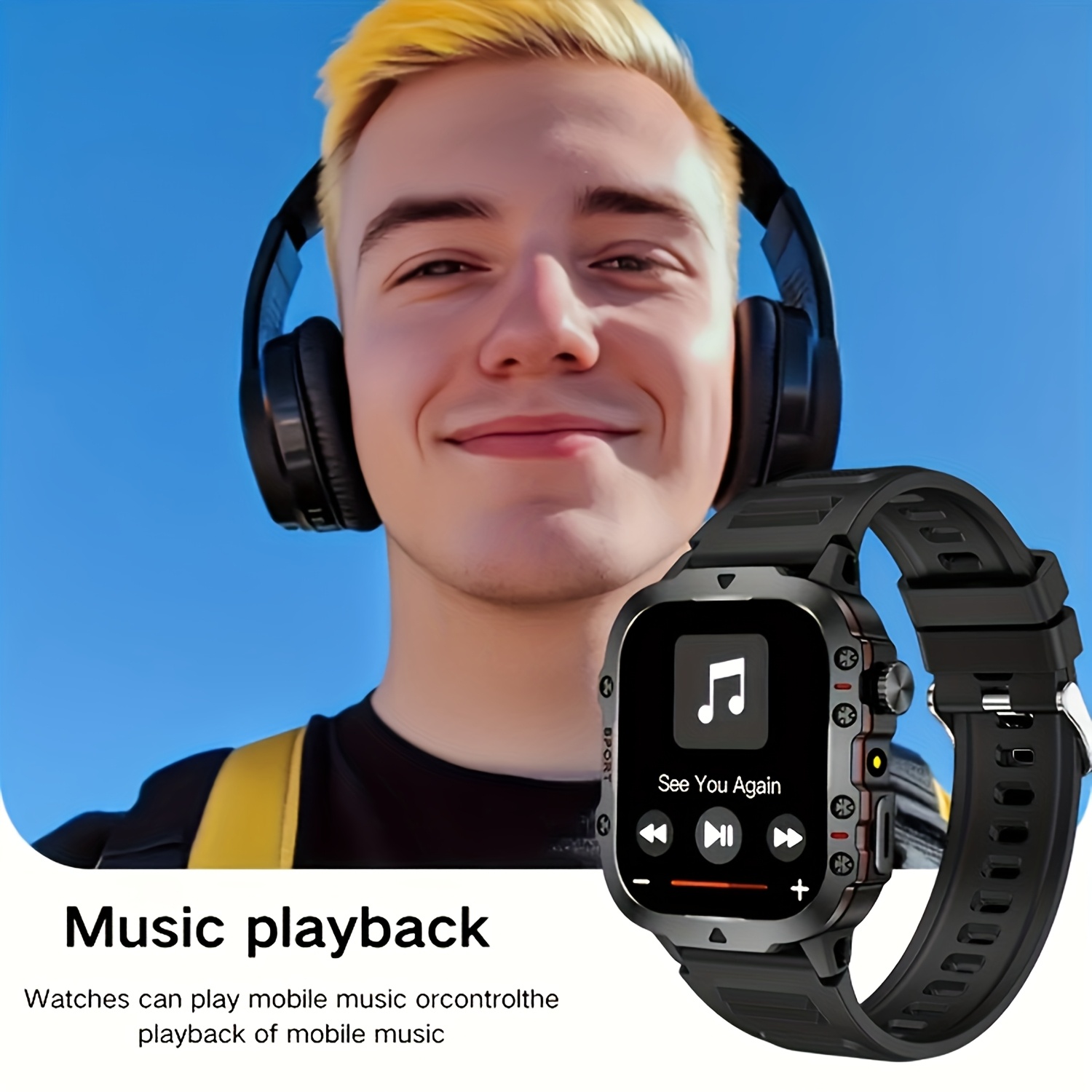 Valentine'S Day Gift, Upgraded Smart Watch for 2025, Featuring a 1.81-Inch HD Screen, Flashlight, Wireless Calling, Contacts, Message Notifications, Multiple Sports Modes, Sedentary Reminders, Alarm Clock, Weather Checking, Call Logs, Pedometer - Image 11