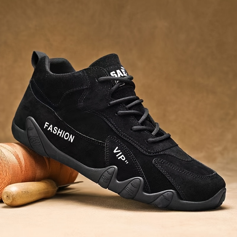 Men'S Skateboard Shoes with Good Grip, Lace-Up Sneakers, Non-Slip, Wear-Resistant, And Versatile Men'S Lightweight Sneakers - Image 4