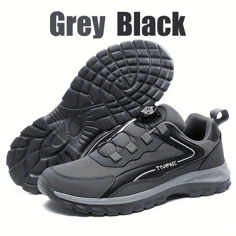 Mens Plus Size Wide Width Breathable Comfortable Soft Casual Slip on Sneakers Shoes with Rotating Bukles for Walking Running Outdoor Activities for All Seasons - Image 5