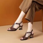 Women's Fashion Trendy All-Season Versatile Breathable Durable Lightweight Comfortable Simple High Heel Sandals, Women Shoes