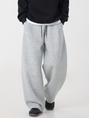 Men'S Casual Sweatpants with Elastic Waist and Drawstring | Comfortable Long Pants, Perfect for Streetwear and Daily Wear, Slight Stretch Fabric, Geometric Pattern, Pocket Details