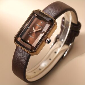 product-fancy-bcf16358-a155-43a6-ac9a-7ab905e95fe0 New Square Mirror Women's Fashion Minimalist Elegant Wristwatch