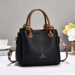 Women' Large Capacity Multi-Tier Bucket Bag - Vintage Crossbody Handbag with Zipper Closure, Lightweight Suitable for Commuting, Travel &, Elegant Handheld Shoulder Purse in //Taupe/, Multi-Color Options