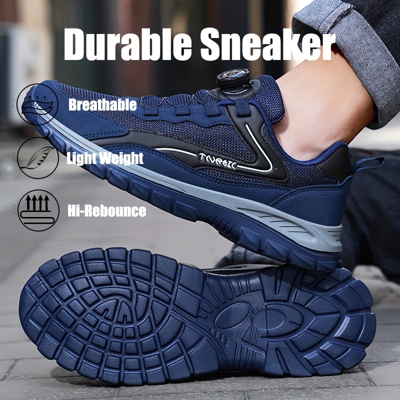 Mens Plus Size Wide Width Breathable Comfortable Soft Casual Slip on Sneakers Shoes with Rotating Bukles for Walking Running Outdoor Activities for All Seasons - Image 11