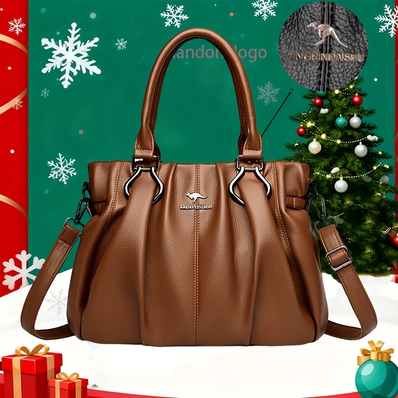 Fashionable High-Quality Women's New Handbag, Trendy Versatile Shoulder and Crossbody Bag with Elegant Casual Top Handle - Ideal for Outings, Business, and Commuting - Image 3