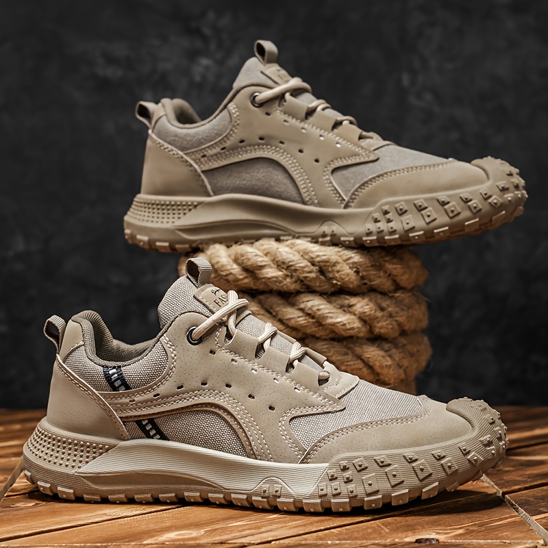 Men's New Fashion Trend Sneakers with Comfortable and Soft Inner Lining for Foot Protection, Upper with Lace-Up Design, Wear-Resistant Sole, Comfortable and Durable, Suitable for Outdoor Mountain Climbing, Work, Sports, and Casual Wear - Image 14