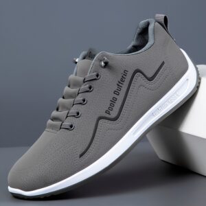1 Pair of Men'S Casual Sneakers, Men'S Tennis Shoes - Lightweight, Versatile Slip-On Sneakers, Spring And Autumn Shoes, Casual And Sporty Style, All-Day Comfort, Sneakers