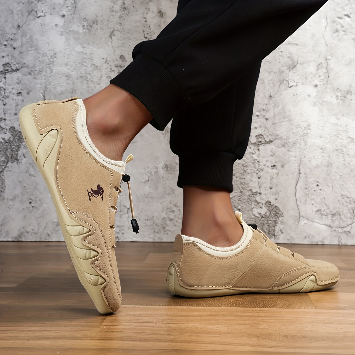 Men's All-Season Outdoor Hiking Sneakers with Non-Slip Rubber Sole, Breathable Upper & Elastic Closure - All-Terrain Traction for Walking, Trekking, Casual Wear - Round Toe Comfortable All-Weather Shoes - Image 10