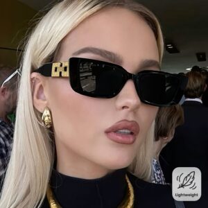 Women's Vintage Anti-Reflective Eyewear - Retro Polycarbonate Glasses Suitable for Casual Attire, Durable Lightweight Frames & Lenses, for Daily Fashion, Casual, Office, Driving, Minimalist Retro Style for Modern