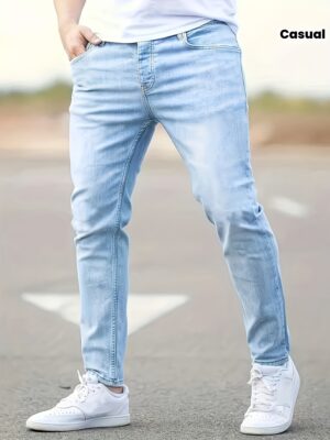 Men's Casual Slim-Fit Stretch Pants
