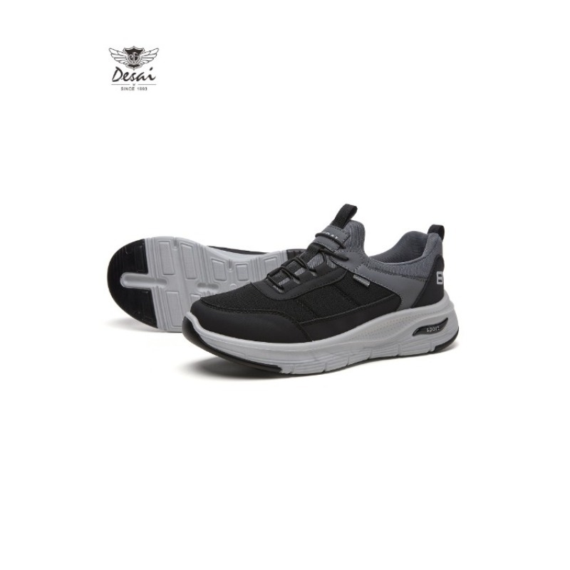 Desay New Men's Sneakers, Casual Soft-Sole Lightweight Running Shoes, Versatile Commuter Shoes, Anti-Slip and Wear-Resistant, Classic Style Fashionable Walking Shoes - Image 2