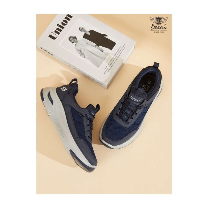 Desay New Men's Sneakers, Casual Soft-Sole Lightweight Running Shoes, Versatile Commuter Shoes, Anti-Slip and Wear-Resistant, Classic Style Fashionable Walking Shoes - Image 8