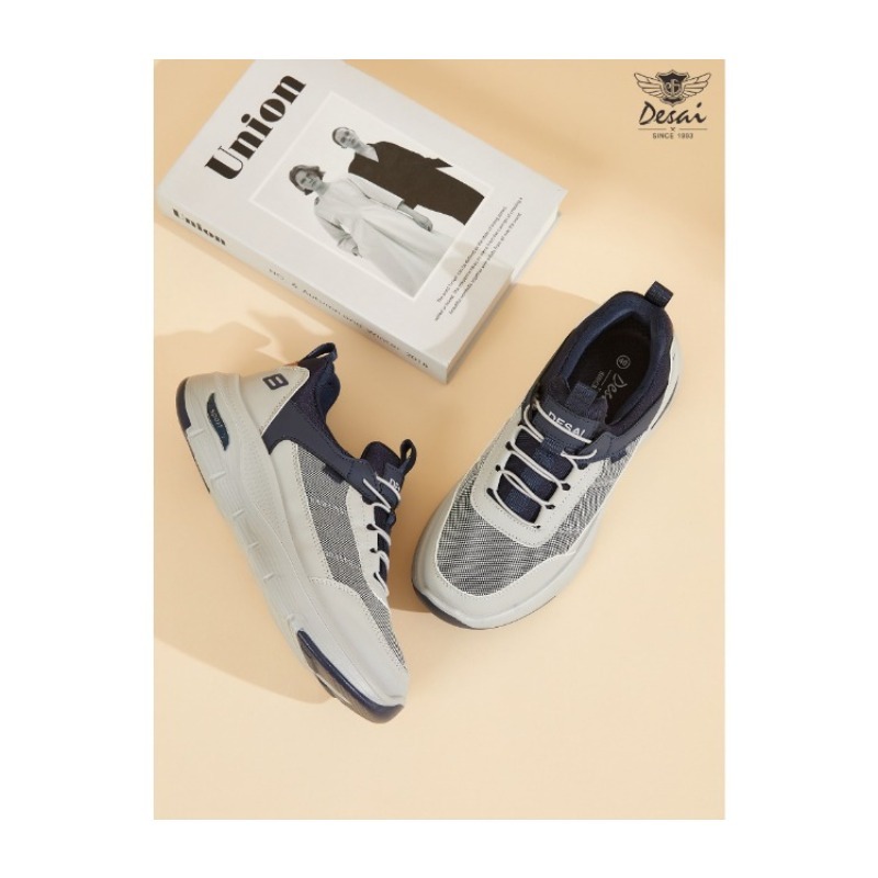 Desay New Men's Sneakers, Casual Soft-Sole Lightweight Running Shoes, Versatile Commuter Shoes, Anti-Slip and Wear-Resistant, Classic Style Fashionable Walking Shoes - Image 4