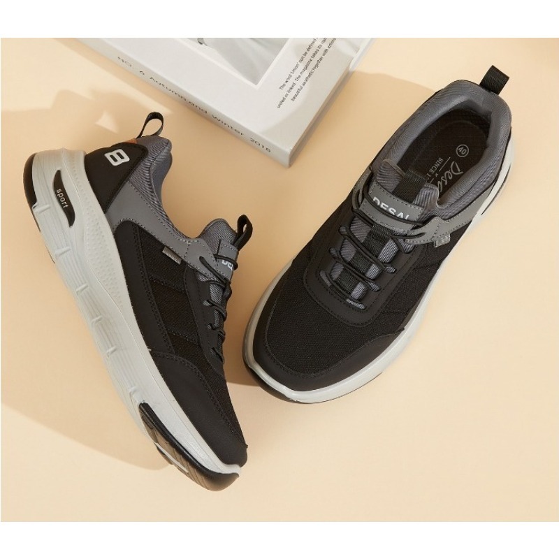 Desay New Men's Sneakers, Casual Soft-Sole Lightweight Running Shoes, Versatile Commuter Shoes, Anti-Slip and Wear-Resistant, Classic Style Fashionable Walking Shoes