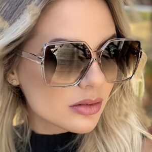 product-open-9dcf036d633a4bd688ea8b0ccc681f00-goods 2D Flat - 2D Plane - Women'S Oversized Fashion Glasses - Elegant Design, High-End Style, PC Frame And Lenses, Lightweight And Durable, Suitable for Parties, Events, Casual Wear, Women'S Glasses, Party Glasses, Multifunctional Glasses