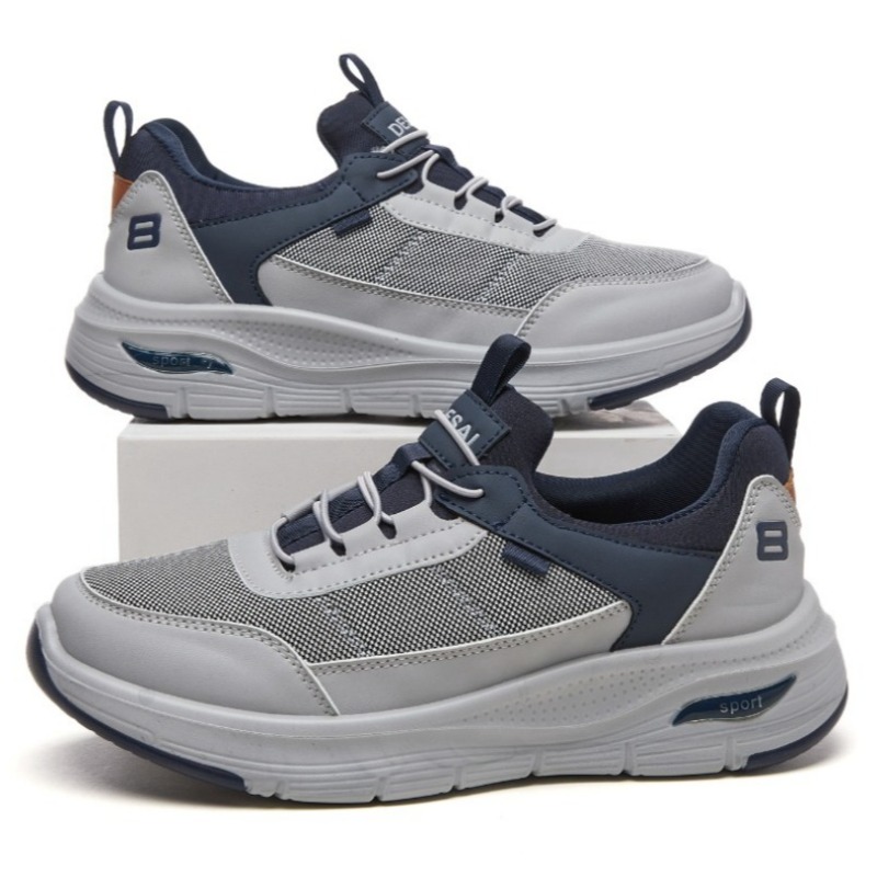 Desay New Men's Sneakers, Casual Soft-Sole Lightweight Running Shoes, Versatile Commuter Shoes, Anti-Slip and Wear-Resistant, Classic Style Fashionable Walking Shoes - Image 5