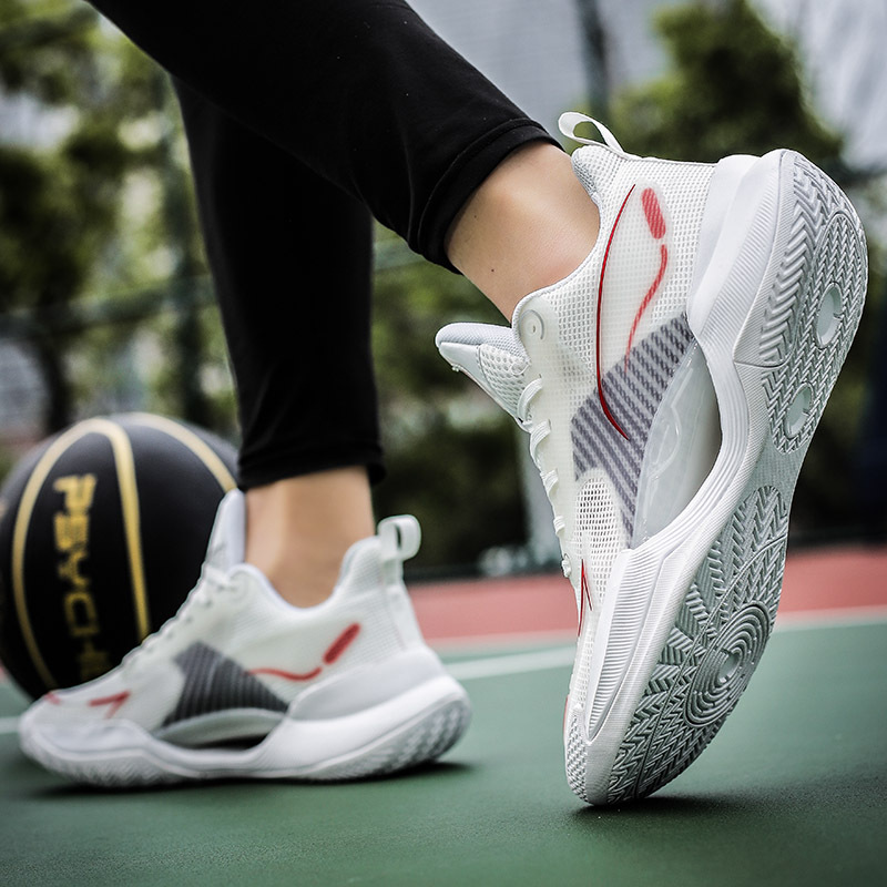 Men'S Lightweight And Breathable Basketball Shoes for Practical Training, Featuring Slip Resistance And Shock Absorption, Perfect for Everyday Wear And Trendy Outfits - Image 2