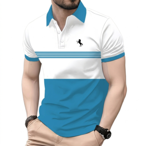 [ROYALBOY] Presents a New Spring Collection Featuring a Stylish And Casual Long-Sleeve Henley Shirt for Men. It Has a Half-Button Placket And a Vintage Button Design