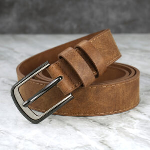 1pc 3.5 Wide Men'S Spliced Alloy Buckle Stylish Easy Belt for Jeans, Long Pants, Sports, Leisure, And Everyday Wear