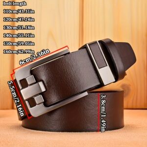 Men Belt Male High Quality Pu Belt Men Male Genuine Strap Luxury Pin Buckle Fancy Vintage Jeans