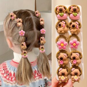 product-fancy-a10c3c9f-51d9-47e1-b775-e21b20c34459 10/20 Colorful And Cute Capybara Hair Ties for Girls