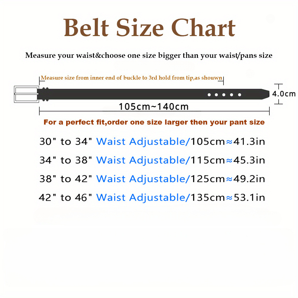 Men's Genuine Leather Belt, Fashionable Pin Buckle Alloy - Casual and Versatile, Suitable for Street Style, Good Gift Choice - Image 5